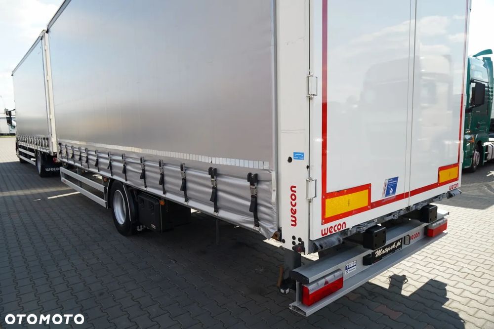 Scania P 280 / TANDEM / 4X2 /  MEGA / KLIMATYZACJA POSTOJOWA / PRZYCZEPA WECON / SAF / - 11