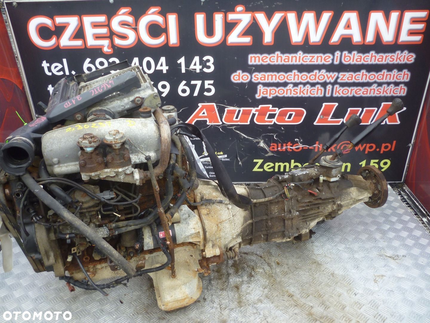 SILNIK KOMPLETNY ISUZU TROOPER 3.1TD 4JG2 192 TYS - 1