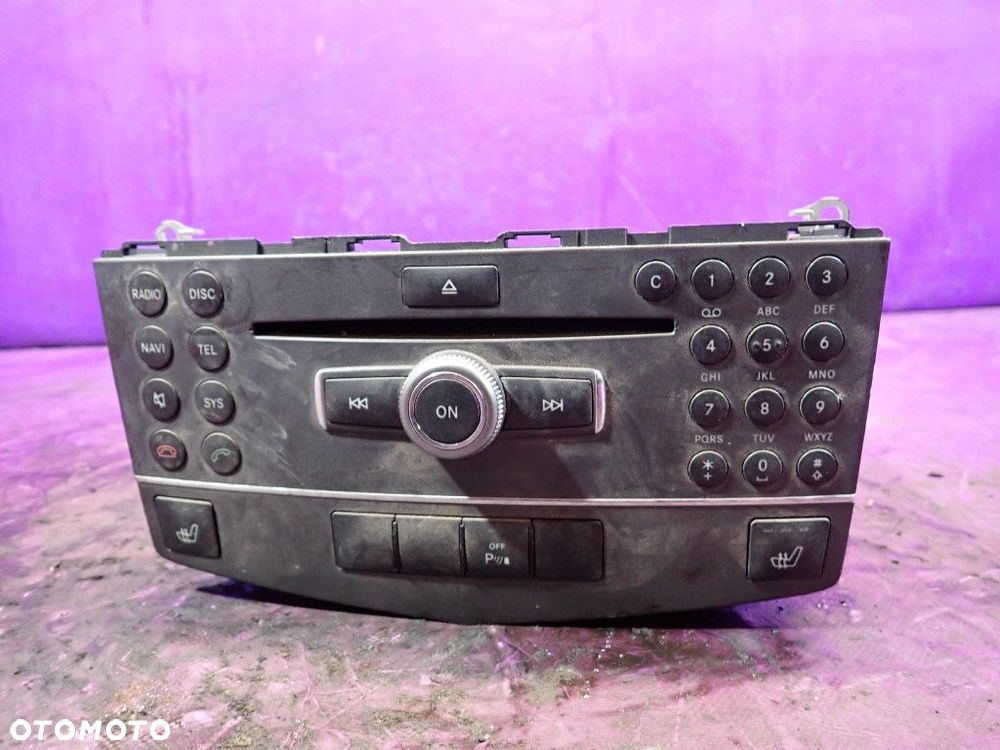 MERCEDES C-KLASA W204 07- RADIO CD NAWIGACJA BLUETOOTH A2049068501 BE9075 - 3