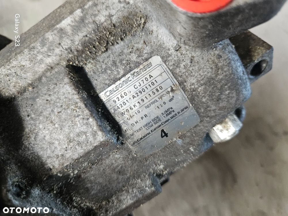 Sprężarka kompresor klimatyzacji Nissan Micra K12 Tiida Note E11 1,6 92600CJ70A - 3