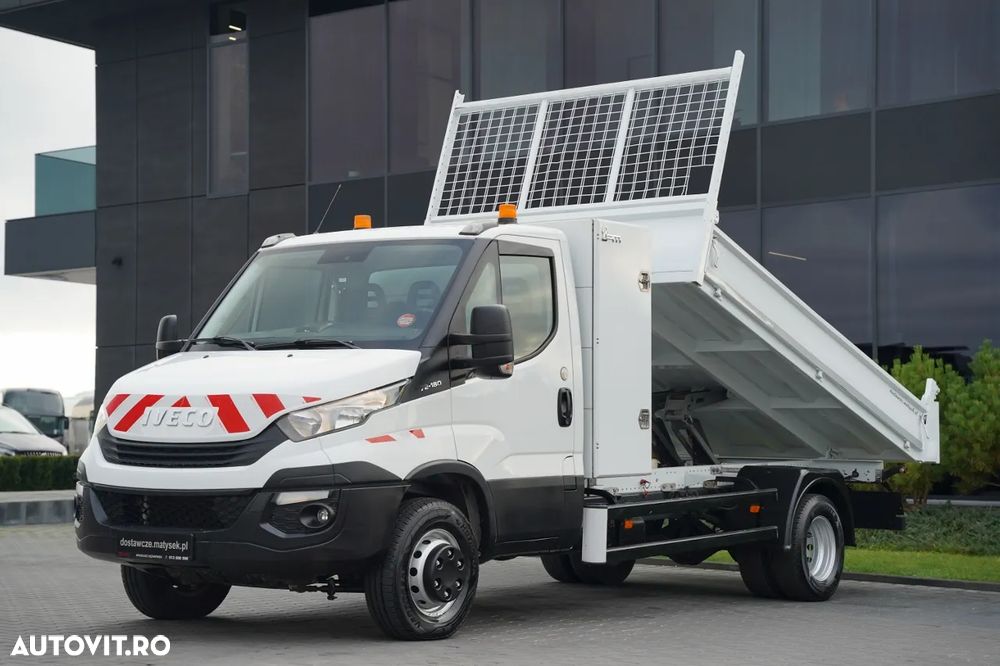 Iveco DAILY 72-180 / BASCULABILĂ - 3,5 M / DESCĂRCARE SPATE / ROȚI SPATE DUALE / MANUALĂ / IMPORT / - 2