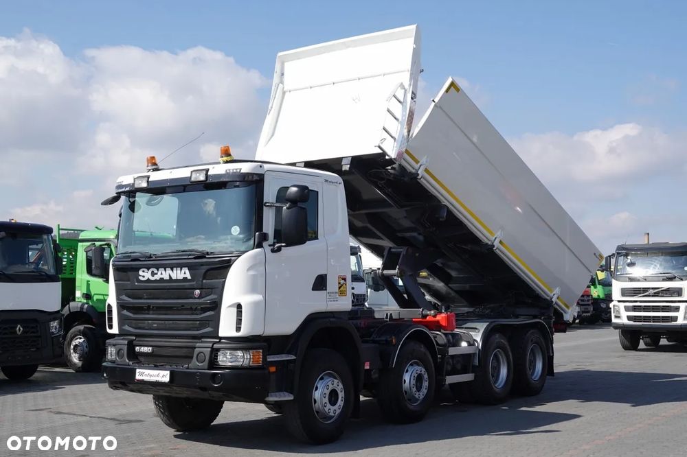 Scania G 480 / 8x4 / WYWROTKA / HYDROBURTA / BORDMATIC / MANUAL - 2