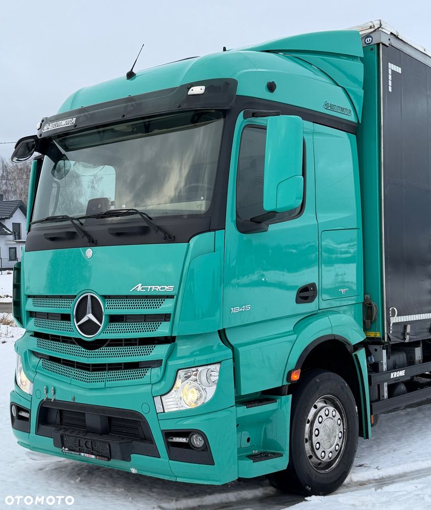 Mercedes-Benz ACTROS 1845 / FIRANKA / 18 EUROPALET / ALUSY / 8 000 KG ŁADOWNOŚCI / 2018 ROK / SPROWADZONY / AUTOMAT / SYPIALKA / EURO 6 - 10