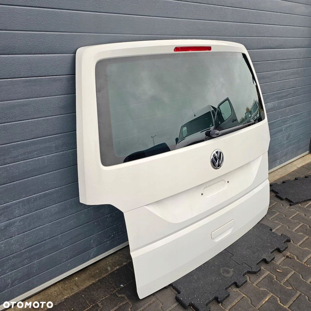 VW T6 klapa bagażnika tył biała LB9A KOMPLETNA - 3