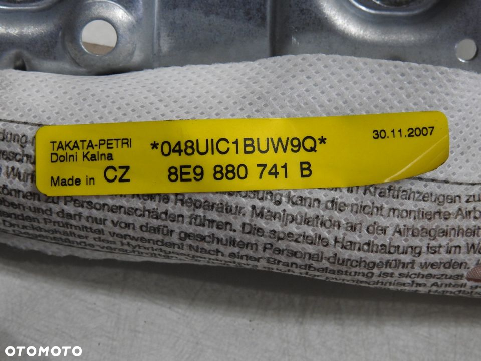 KURTYNA AIRBAG LEWA AUDI A4 B7 AVANT 8E9880741B - 10