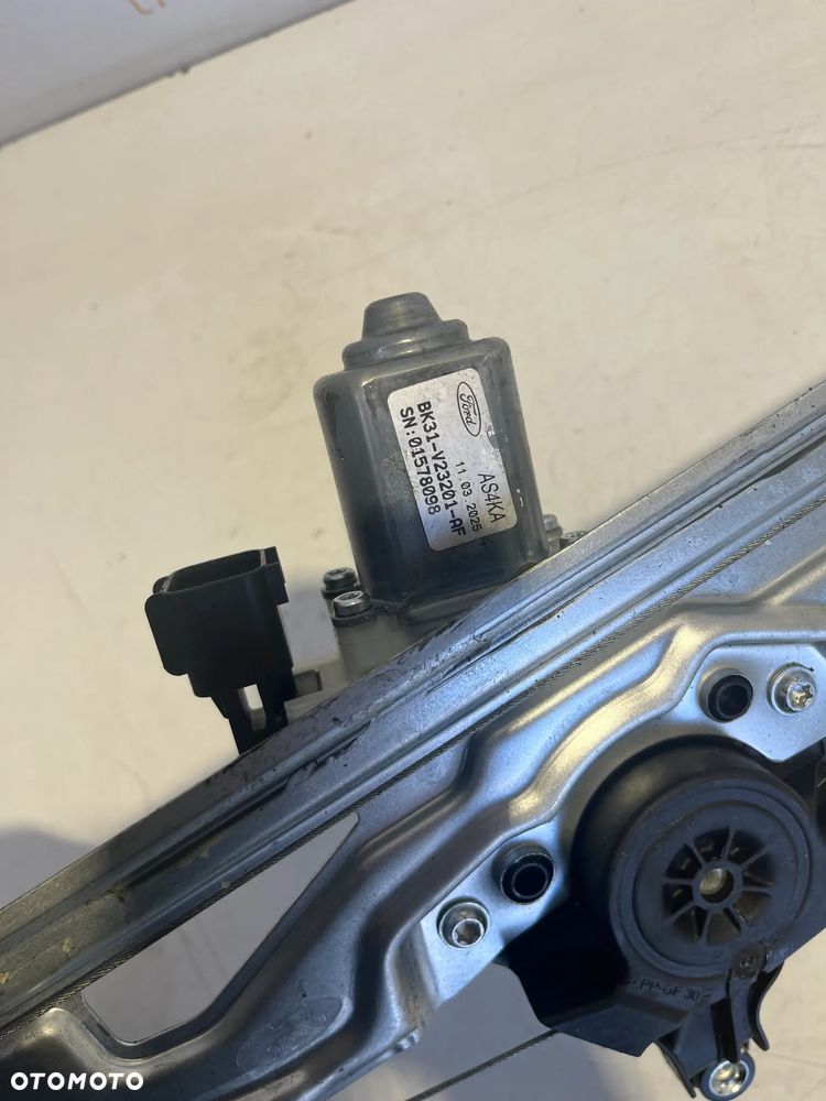 MECHANIZM PODNOŚNIK SZYBY LEWY PRZÓD FORD TRANSIT MK8 25R BK31-V23201-AF - 4