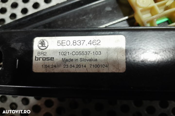 Macara geam fata dreapta electrica 5E0837462 / 5Q0959802B 5E0837462 / - 2
