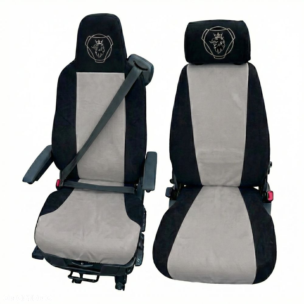 Pokrowce welurowe siedzeń Scania R S P G - 1