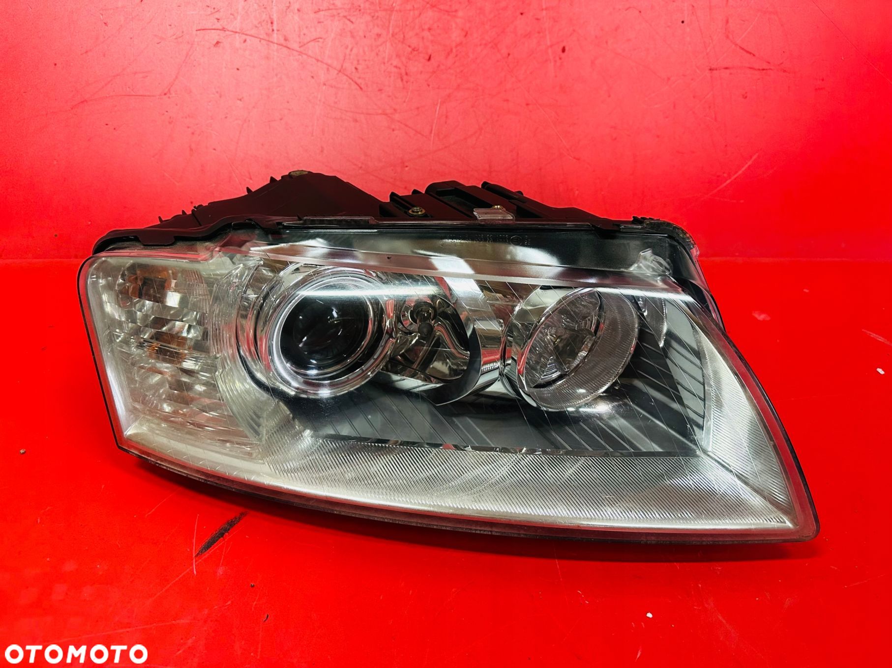 LAMPA PRAWA AUDI A8 D3 LIFT W12 BI XENON LED EU - 1
