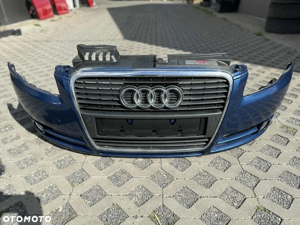 Audi A4 B7 Zderzak przód przedni kompletny 4xPDC LZ5C - 3