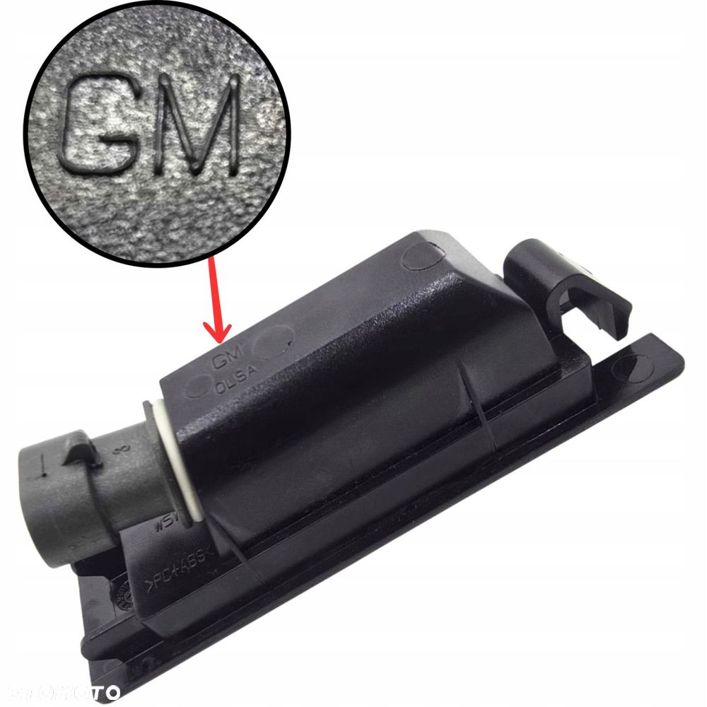LAMPKA TABLICY REJ. OPEL ADAM / ASTRA H J K / CORSA D E - Oryginał OEM - 3