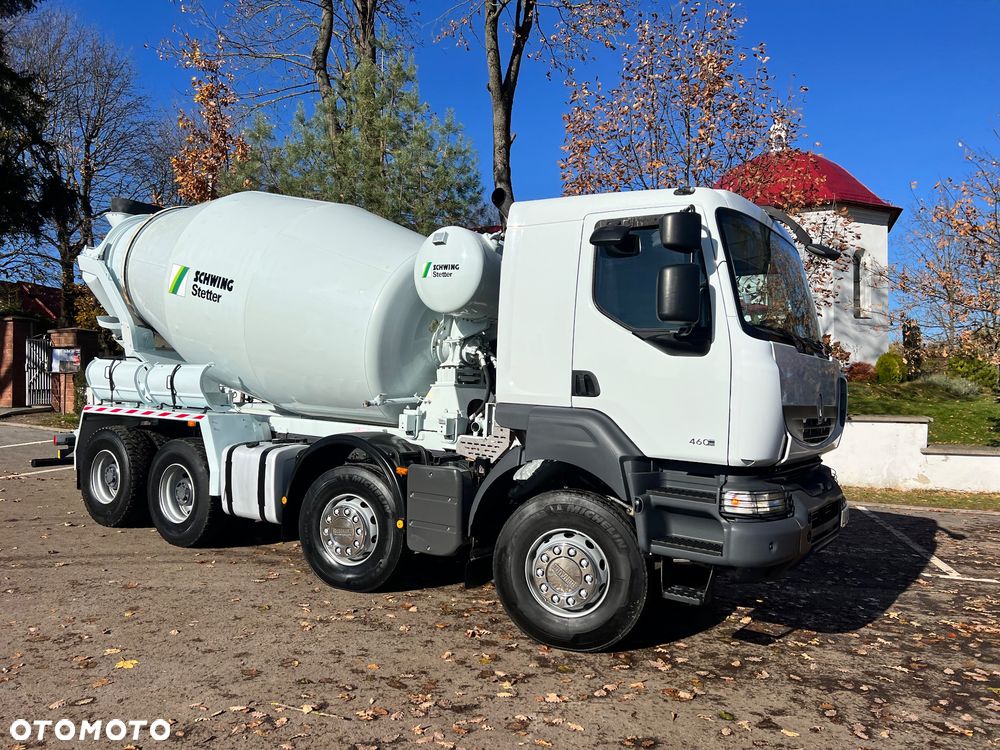 Renault KERAX 460DXI EURO5, BETONOMIESZARKA,ORGINAŁ, 8x4, Manual,STETTER SCHWING10m3, STAN IDEALNY, - 20