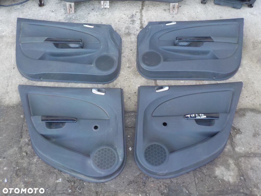 OPEL CORSA D FOTELE KANAPA PÓŁSKÓRA BOCZKI 5 DRZWI - 14