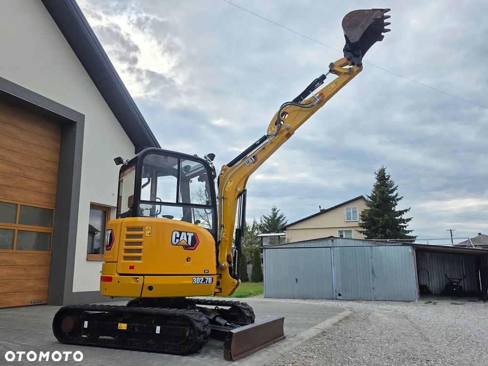 Caterpillar CAT 302.7 D CR mini koparka szybkozłącze 3 łyżki piękna serwisowana 1 wł JCB sprowadzona - 24