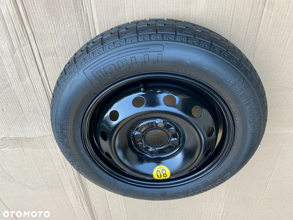 ORGINALNE Koło dojazdowe dojazdówka 14 Fiat 4x98 500  Panda +zestaw - 9