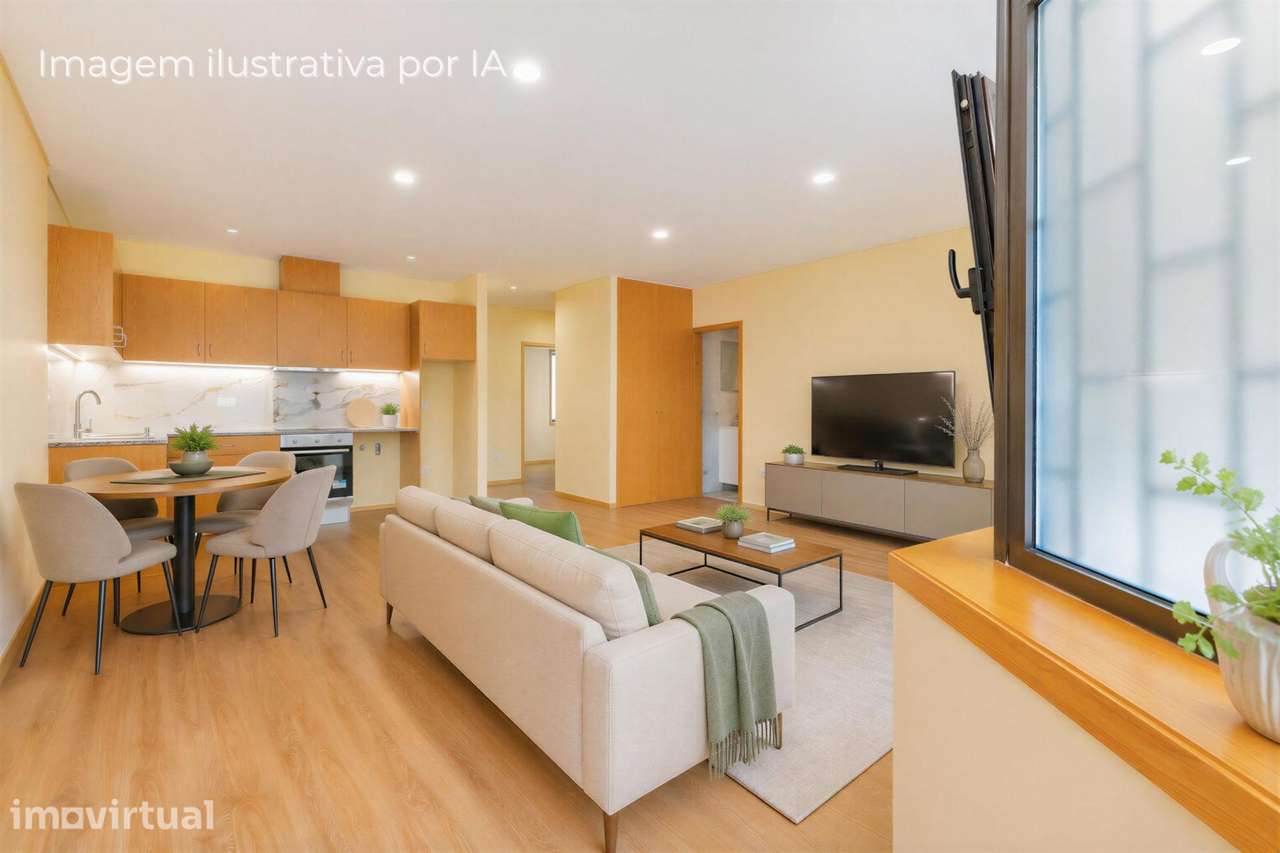 Apartamento T2 totalmente renovado na Póvoa de Varzim - Grande imagem: 3/28