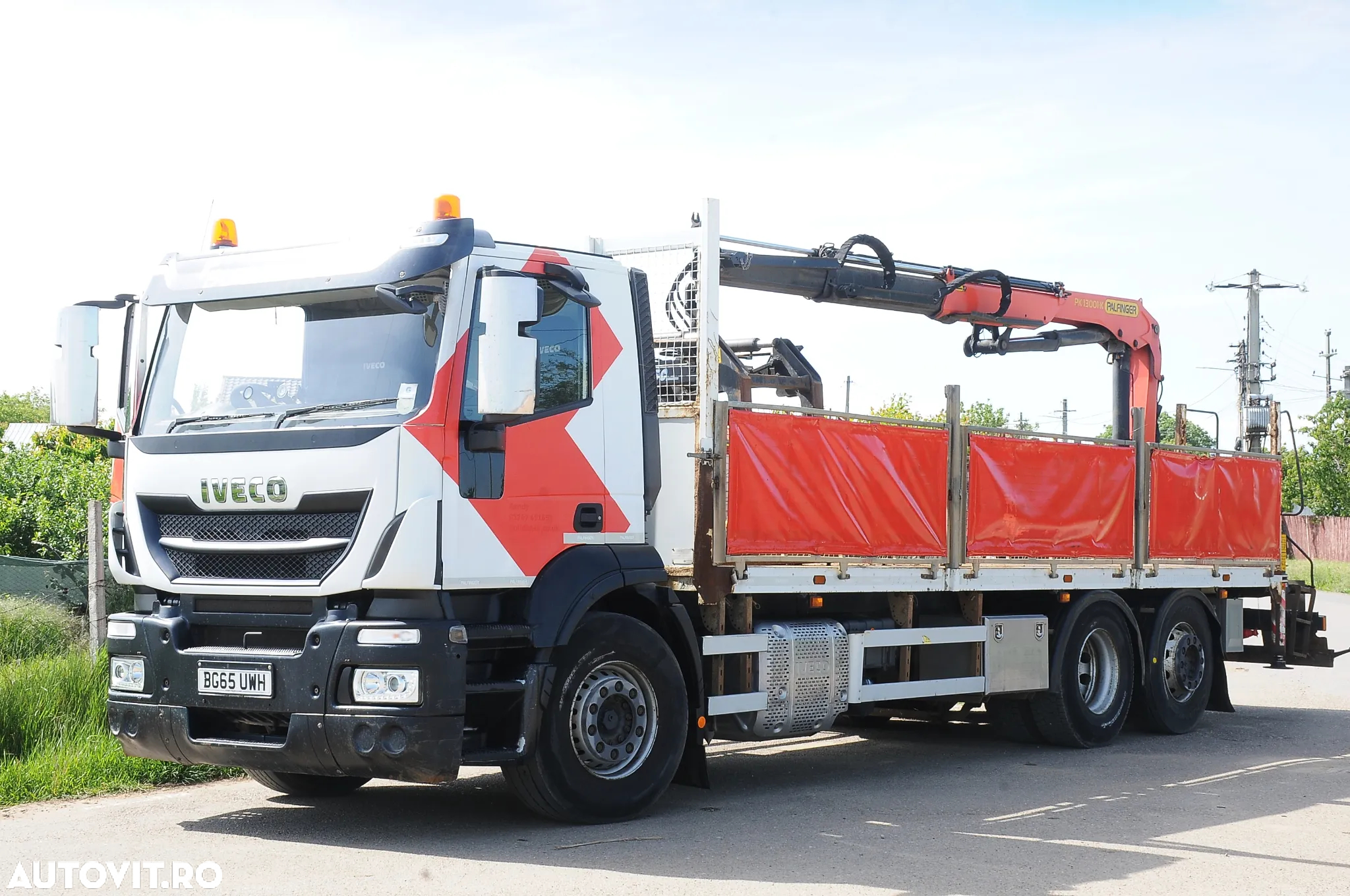 Iveco Stralis cu Macara Palfinger PK 13001-K - 2