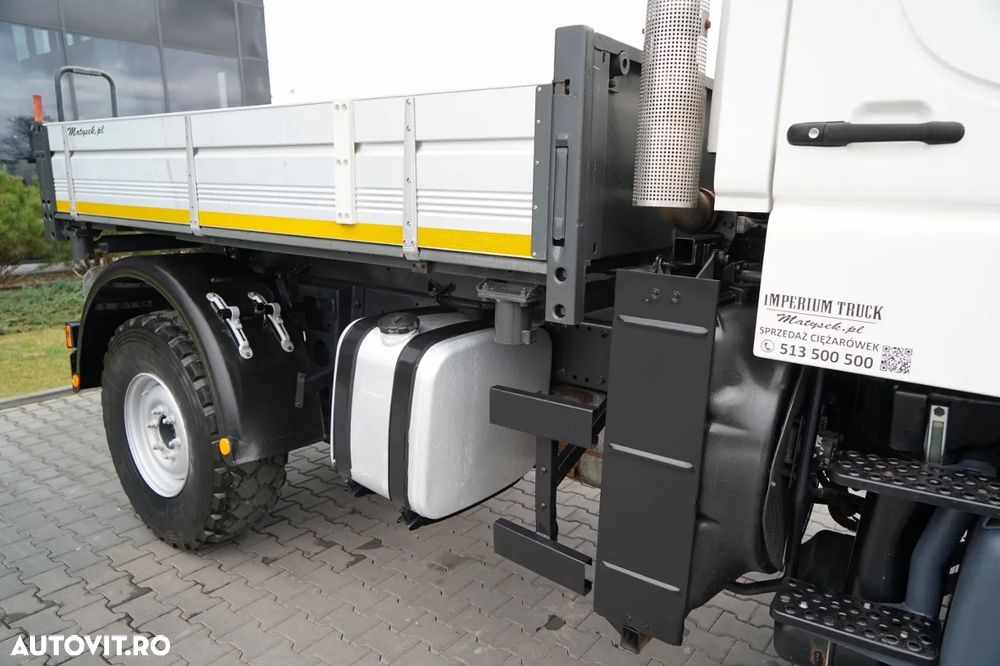 Mercedes-Benz UNIMOG U300 / 4X4 / BASCUNĂTOR 3 LATE / PLUG / MUNICIPAL / CUPLĂRI HIDRAULICE / EPS + AMBREIAJ - 15