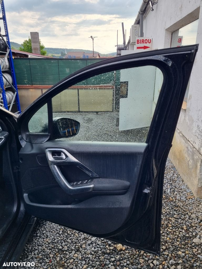 Usa Dreapta Fata Peugeot 2008 Facelift 2016 - 2019 SUV 4 Usi Perla Nera Schwarz KTV (1299) - 3