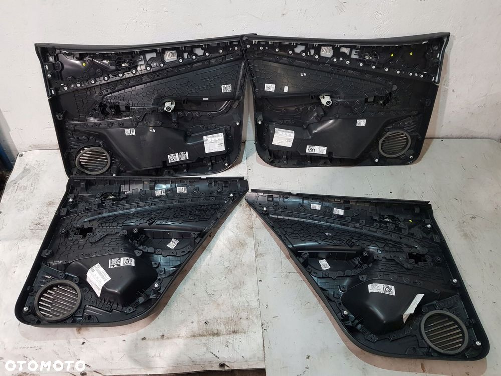 boczki tapicerka drzwi komplet vw id 4 skóra eur 21r - 8