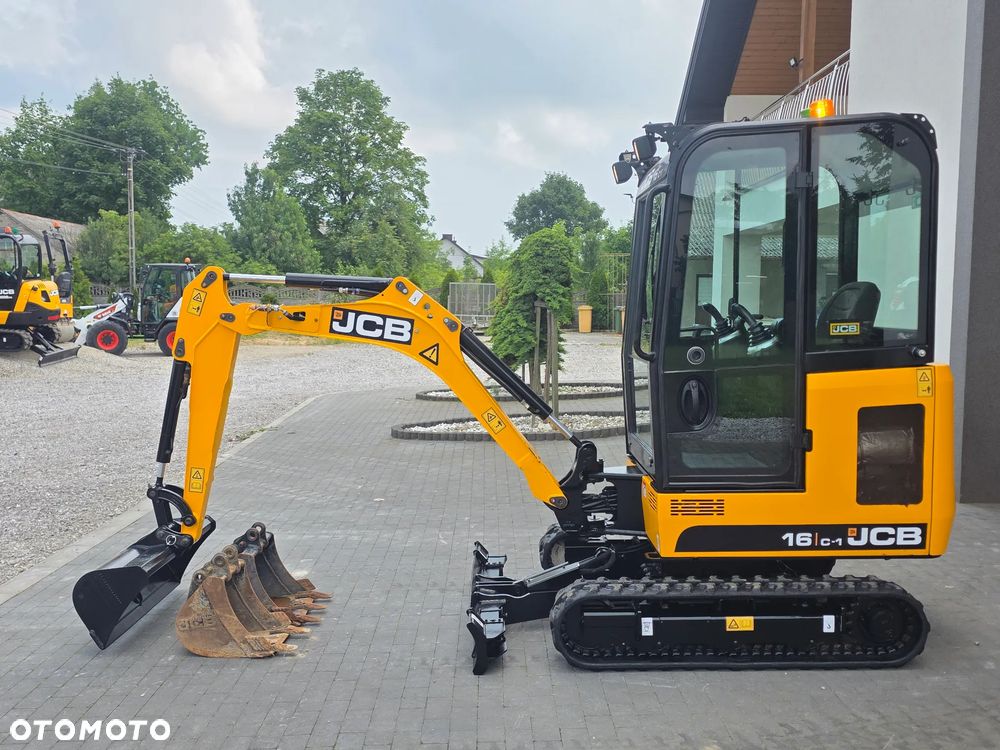 JCB JCB 16 C-1 mini koparka 3 łyżki szybkozłącze 19c1 sprowadzona 8018 serwisowana - 6