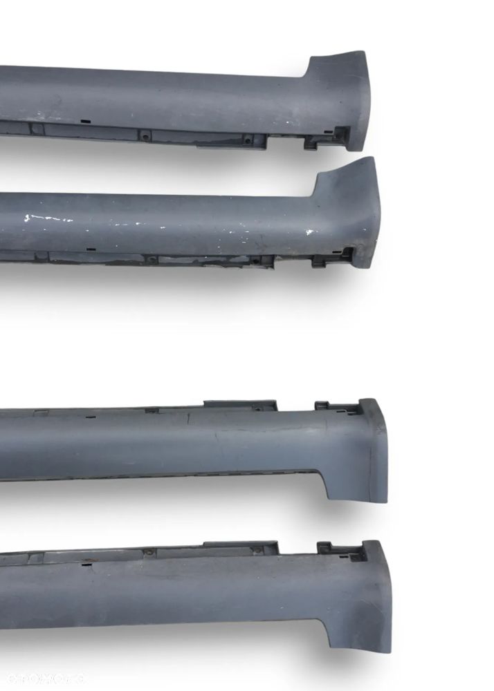 LISTWA LISTWY NAKŁADKA NAKŁADKI NA PRÓG PROGOWA PRAWA LUB LEWA AUDI A6 C5 SEDAN / KOMBI - AVANT CZARNE NIELAKIEROWANE - 4