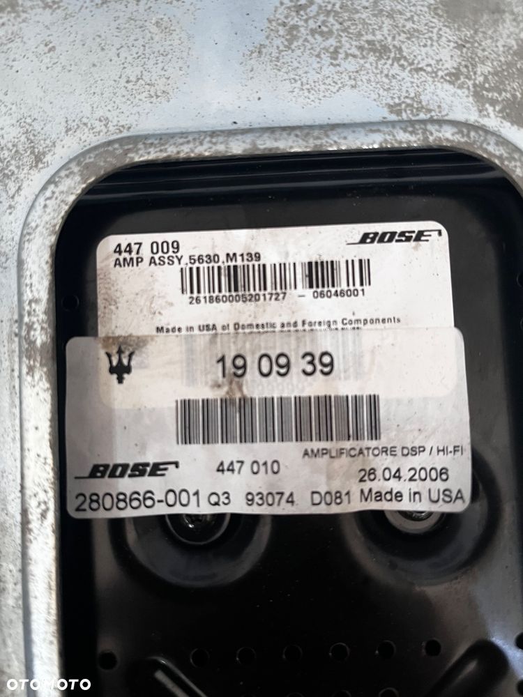 Wzmacniacz bose 5630 Maserati Quatroporte m139 - 4