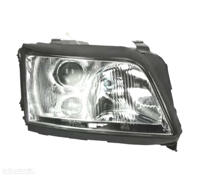 FARÓIS AUDI A6 C4 94-96 FUNDO PRETO - 2