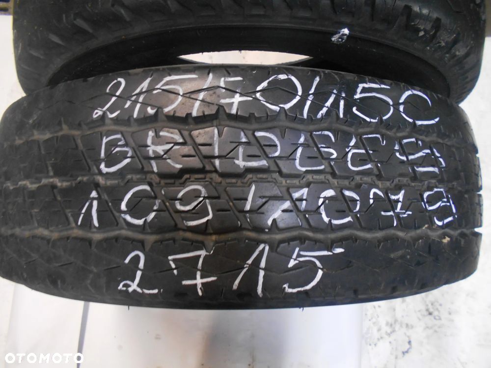 OPONY 215/70R15C BRIDGESTONE DURAVIS R630 DOT 2715 8.7MM - 3