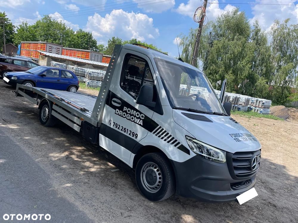 Mercedes-Benz Sprinter W907 2.2 CDI 163 Km Automat 7G-Tronic 2020 ROK Klima Led Hak Najazd 4.60 M Super stan Gotowy do Pracy Bardzo ładny - 35