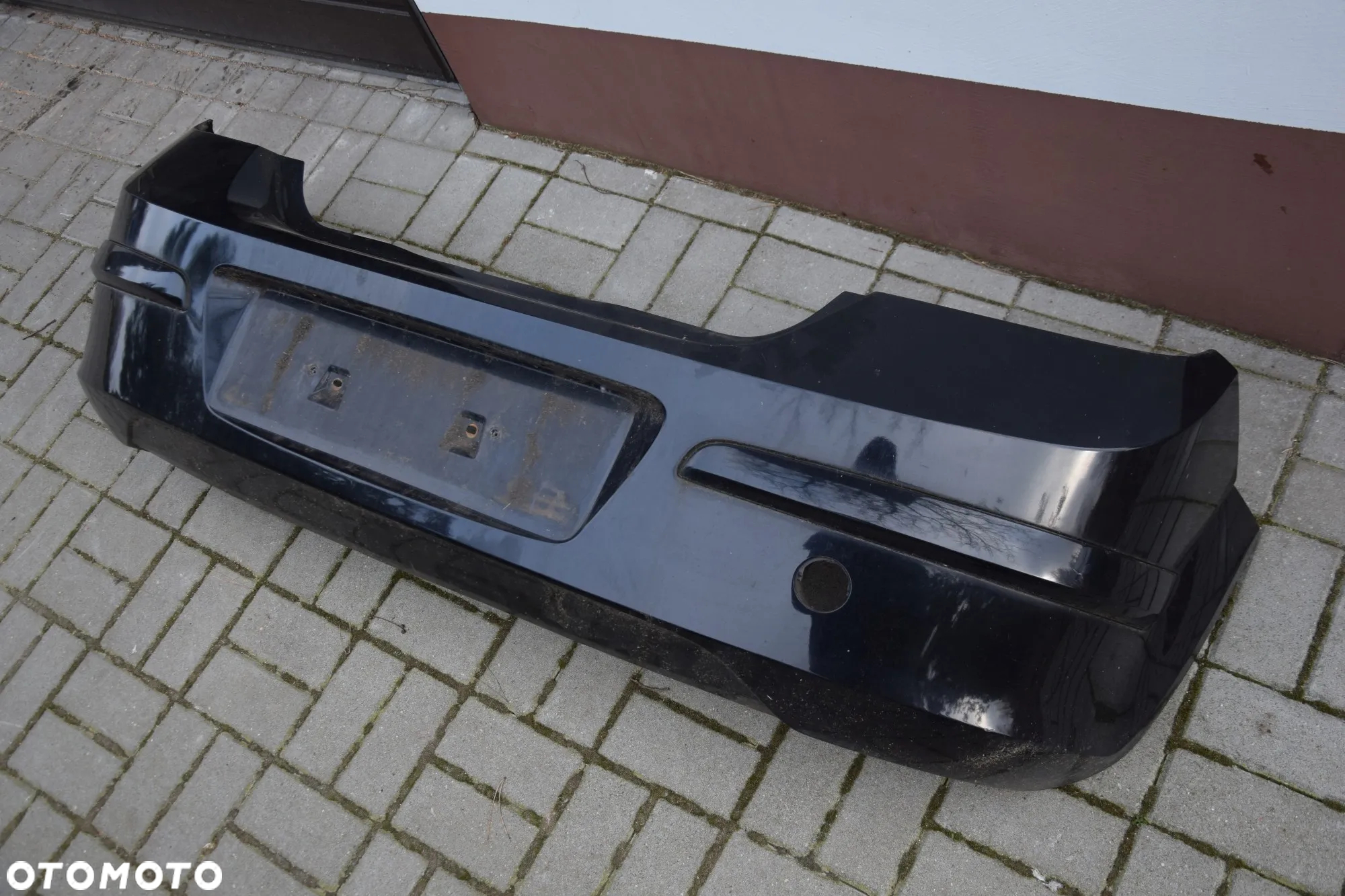 Opel Astra H 5D Hatchback Zderzak tył tylny czarny Z20R ładny WYSYŁKA - 3