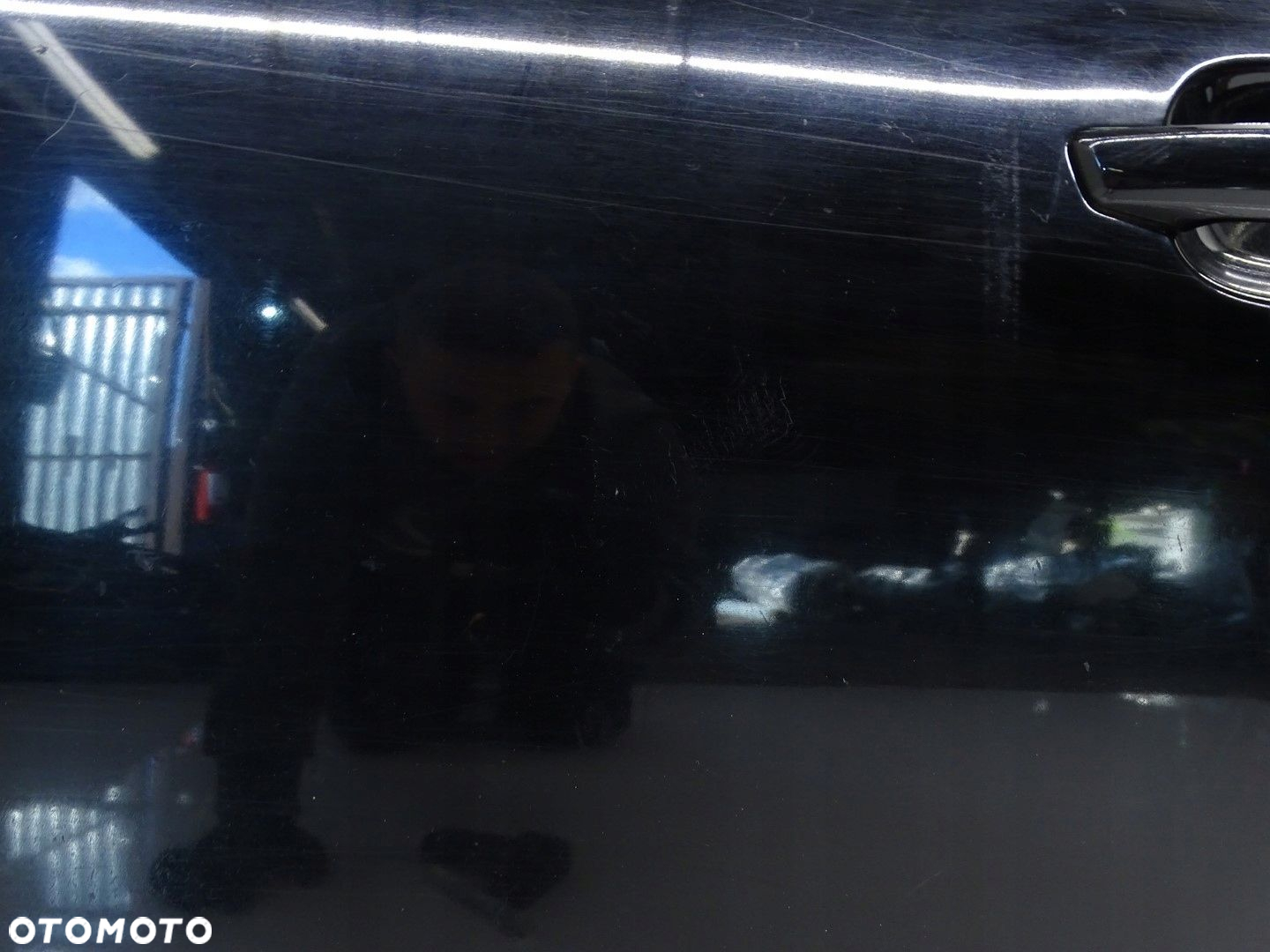 DRZWI LEWE LEWY PRZÓD PRZEDNIE AUDI A3 8V LIFT  5D 5-DRZWI  CZARNE LY9B - 7