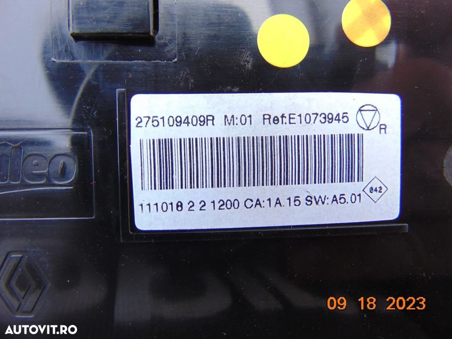 Panou climatronic Renault Scenic 3 an 2009-2016 megane 3 comenzi ac cl - 4