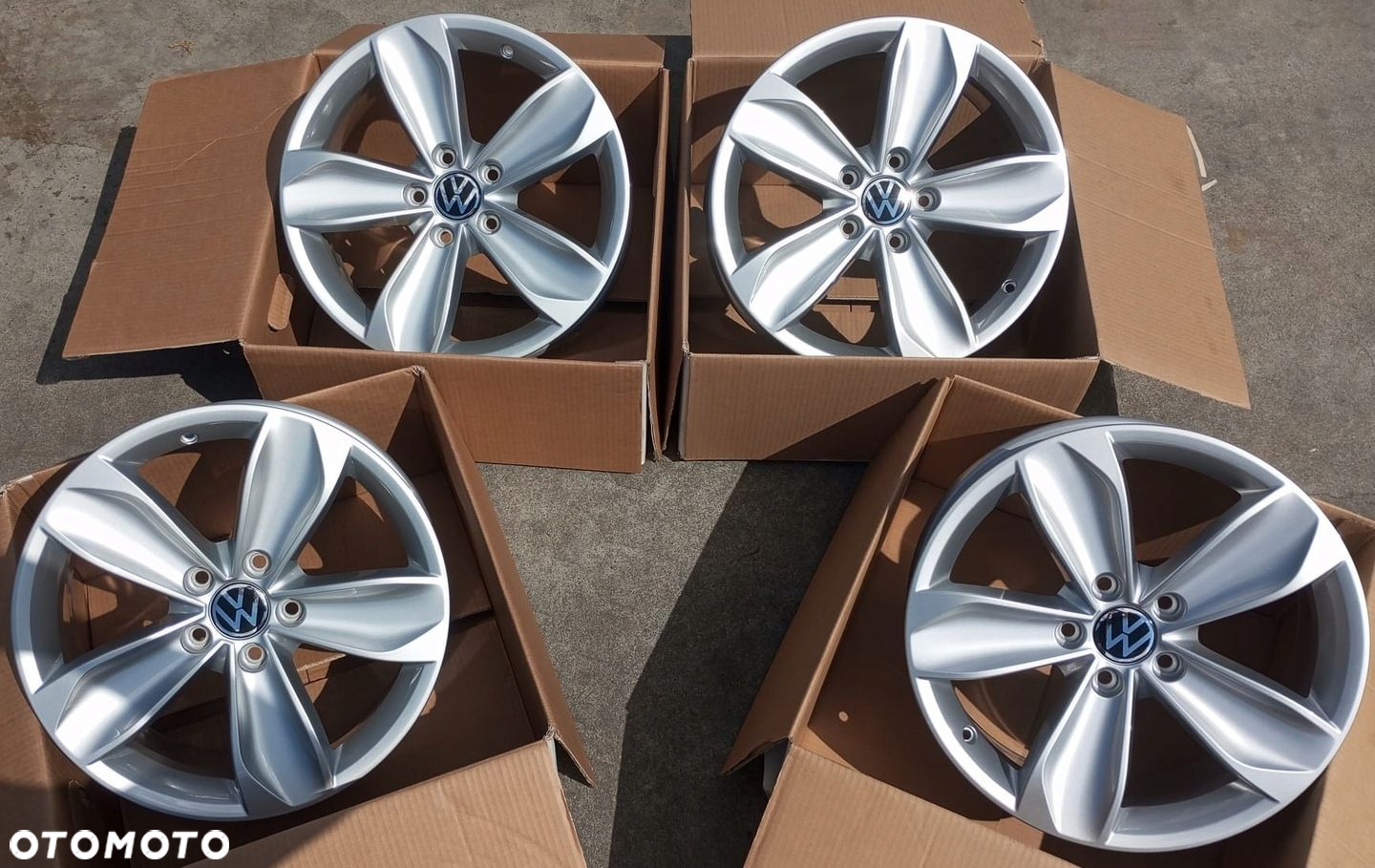 4X FELGI 17" 5X112 VW CADDY ARTEON PASSAT JETTA GOLF TIGUAN TOURAN I VAG - 8