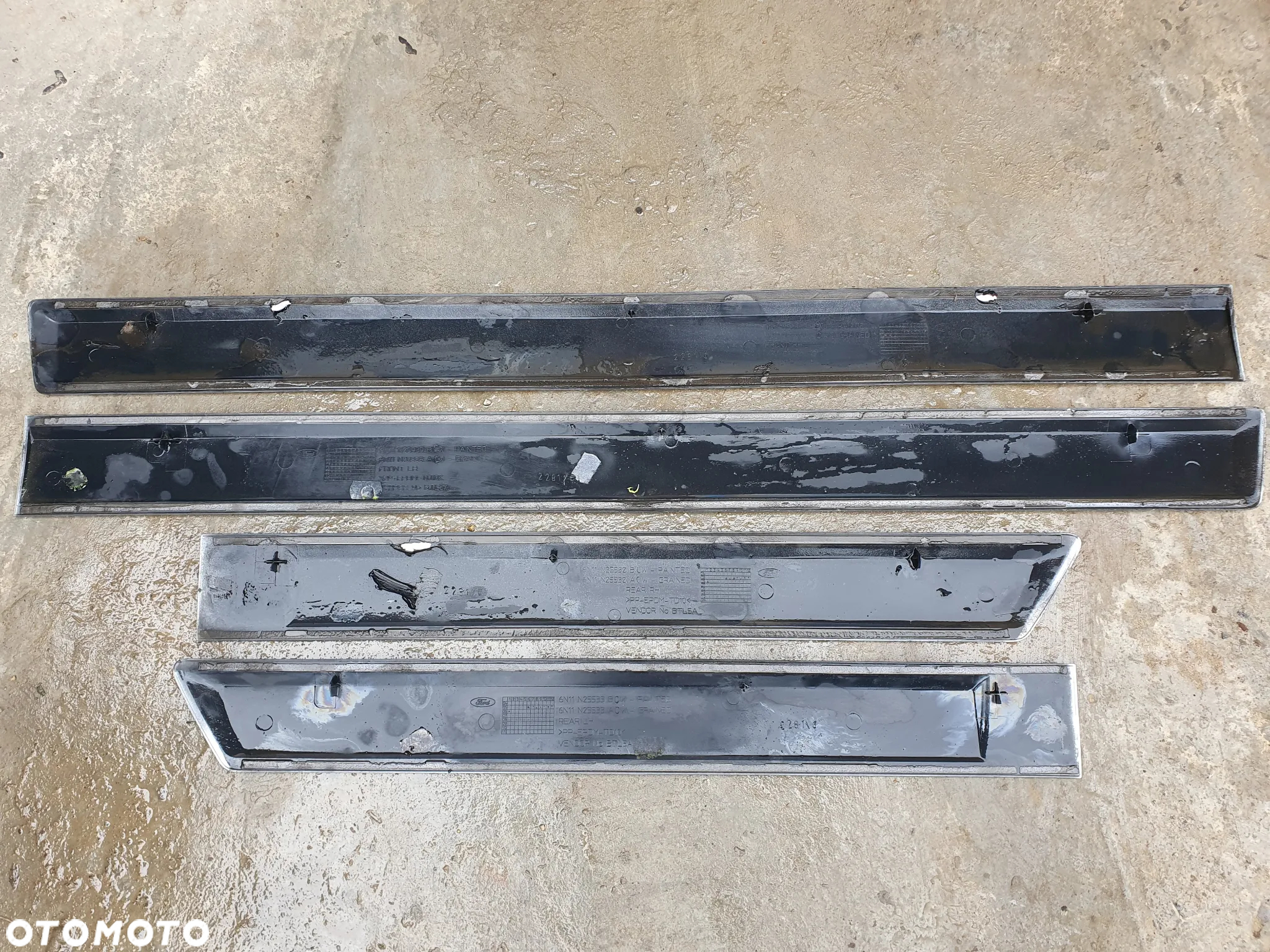 FORD FUSION LIFT LISTWA DRZWI LEWY PRZÓD LEWYCH PRZEDNICH 6N11-N20939-BCW SREBRNA - 4