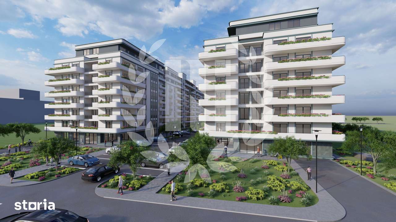 Apartament 1 camera zona de Nord - 43.09 mp utili si curte - Imagine principală: 4/10