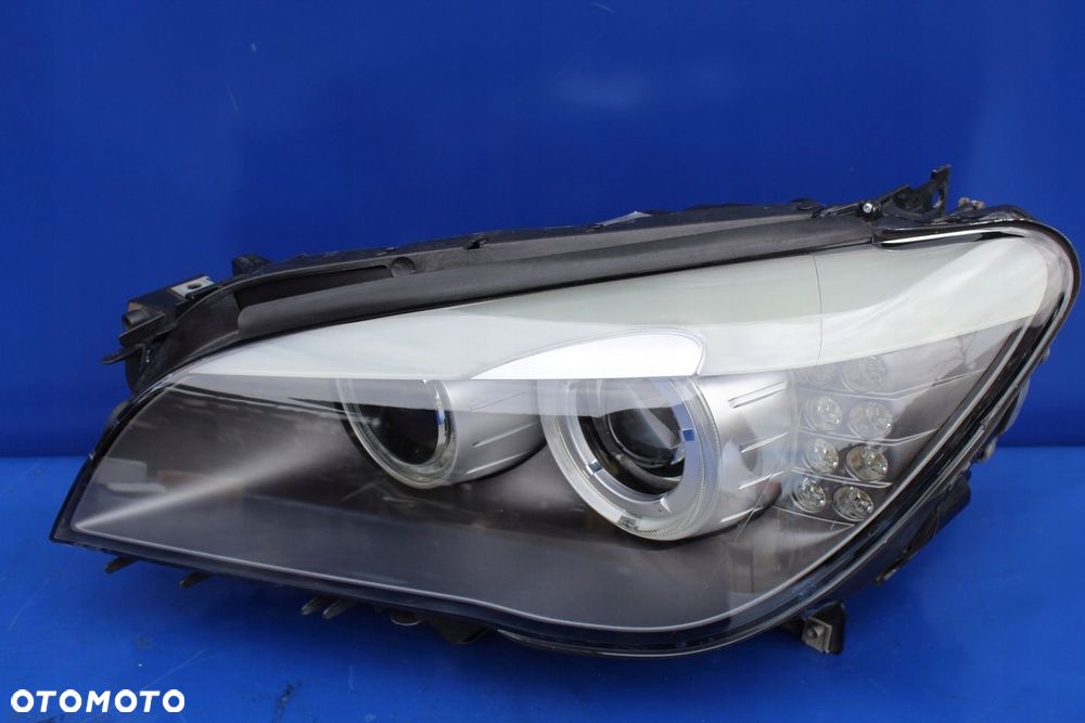 Reflektor lewy xenon lampa lewa kompletna OE BMW F01 F02 Europa - 9