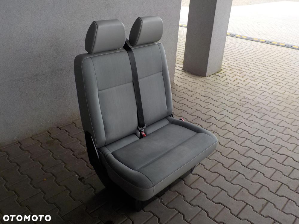 VW T5 T6 FOTEL PODWÓJNY PASAŻERA PRZÓD DWÓJKA POCZTA - 4