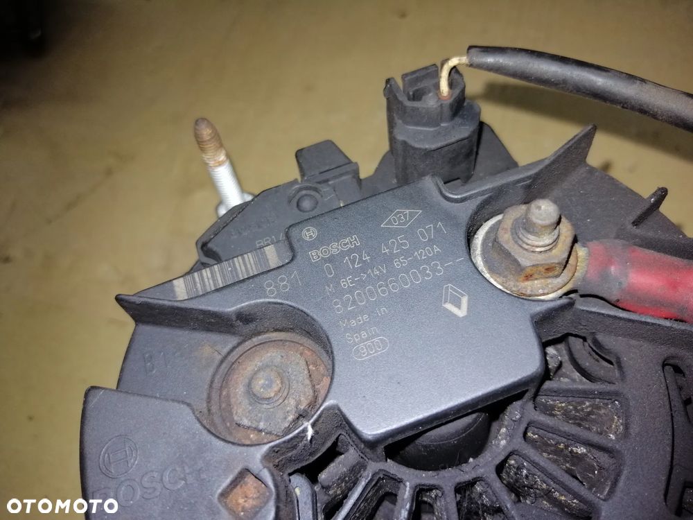 Renault Clio III Modus Kangoo Fluence alternator Bosch 120A 0124425071  8200660033 - 7