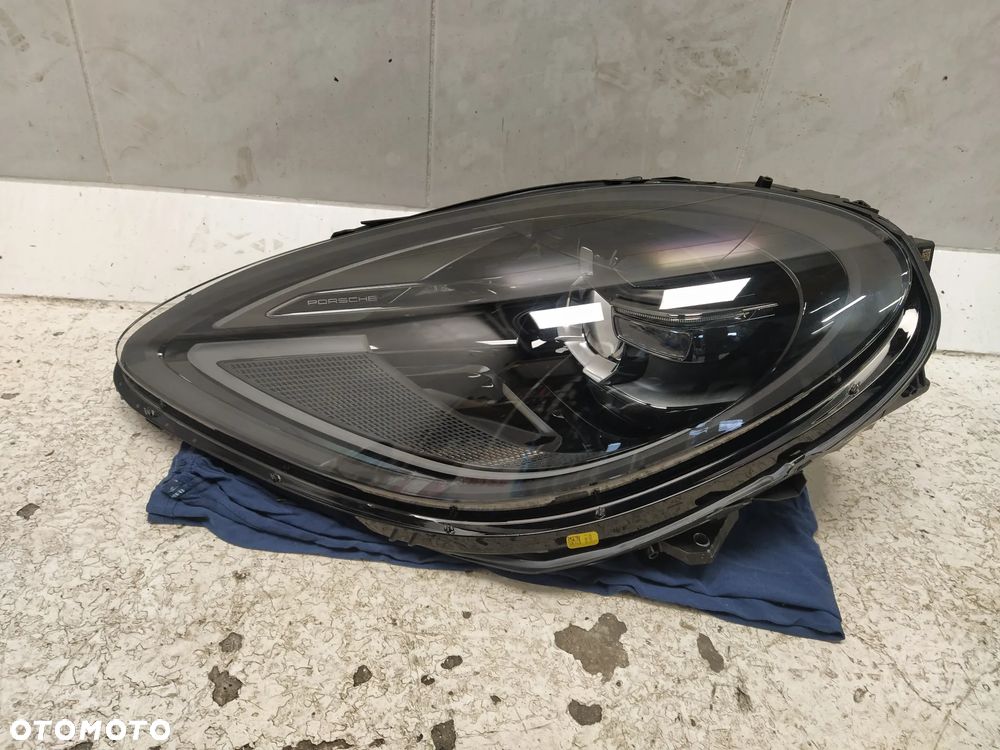 PORSCHE MACAN 95B 2022- REFLEKTOR LAMPA LEWA PRZÓD PRZEDNIA FULL LED EXCLUSIVE DESIGN EU PRZETWORNICA KOMPLETNA ORYGINAŁ - 2