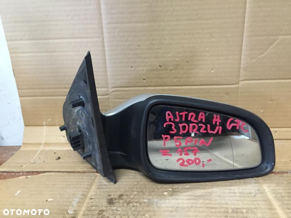 #LUSTERKO PRAWE 5 PIN OPEL ASTRA H GTC 3 DRZWI Z157 - 1
