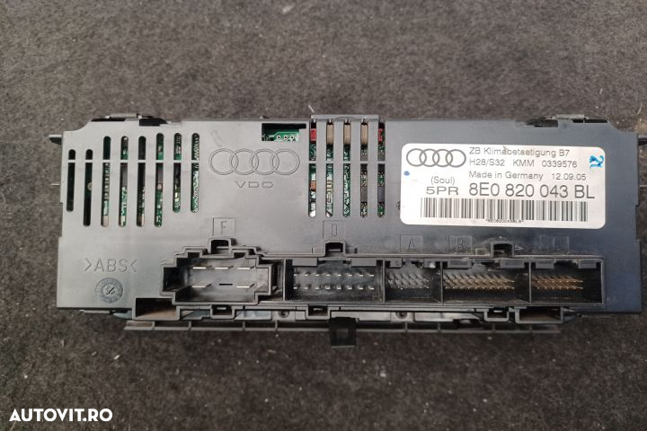 Comanda AC 8E0820043BL 8E0820043BL Audi A4 B7 [2004 - 2008] Sedan 4-u - 2