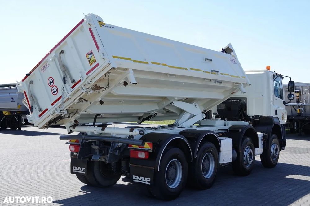 DAF CF 460 / 8x4 / BASCULATOR / HYDROBRADNA / BORDMATIC / IMPORTAT - 7