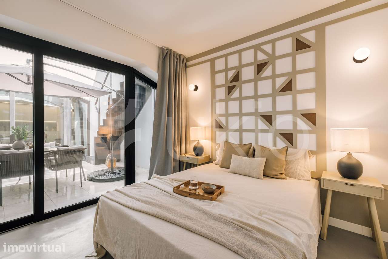 Apartamento T1 com pátio em Campo de Santana - Santa Marta - Grande imagem: 5/22