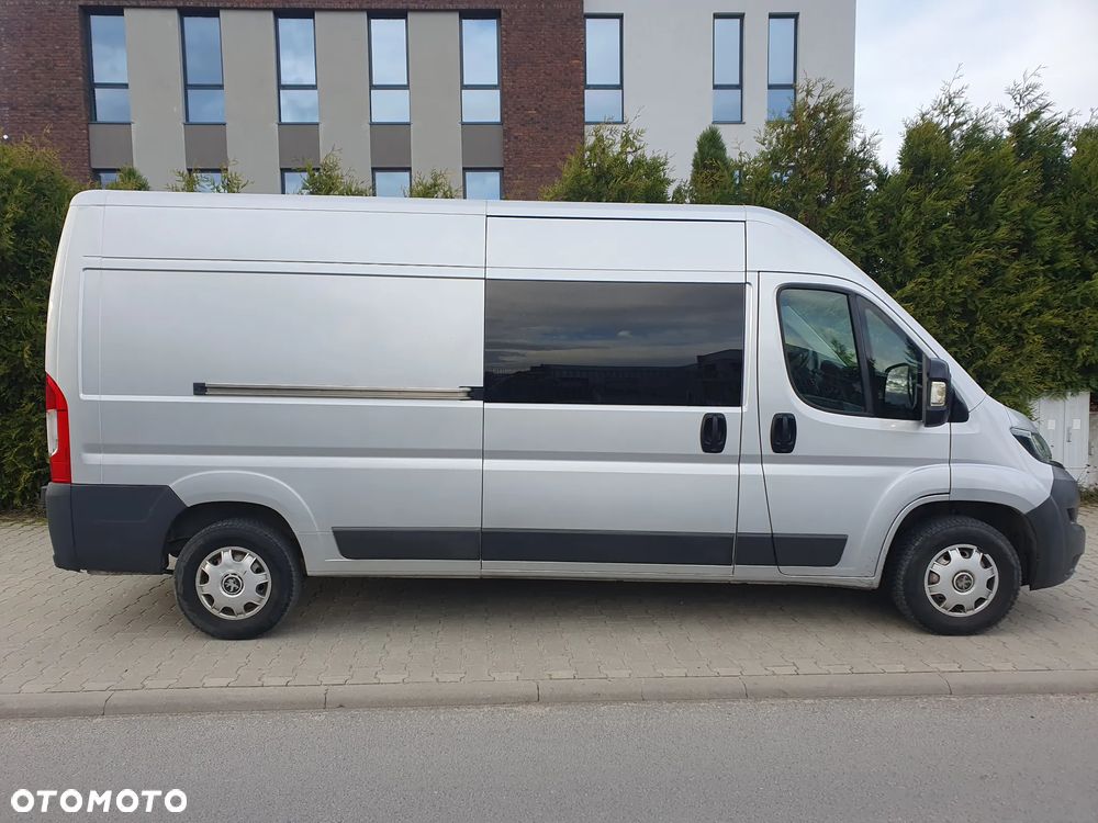 Peugeot BOXER 2.2 150 KM L3 H2 BRYGADÓWKA 7 OSÓB LEDY KLIMA TEMPOMAT HAK - 7