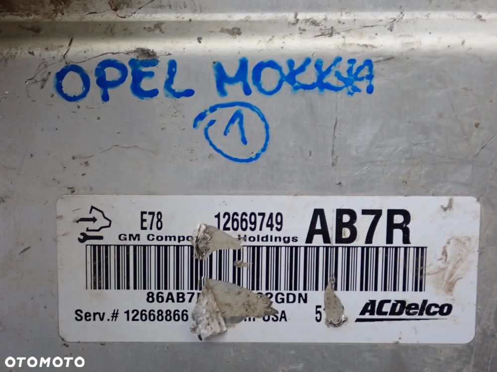 OPEL MOKKA CZĘŚCI (1)- 544930977, 13506237, 95959199, 13506998, 94520915, 12669749, 13474049, 95087911, 94521425, 95371599, 42342756, 95327401, 95327400, PAS BEZPIECZEŃSTWA LEWY/ PRAWY PRZÓD, 1097871S01 - 12