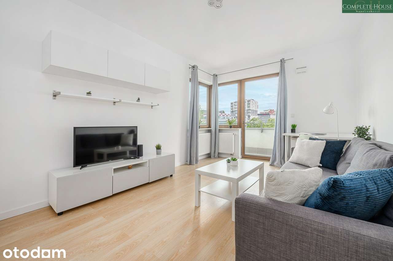 Jasny Apartament 49 m2 | Obok Westfield Mokotów | ul. Cybernetyki 4
