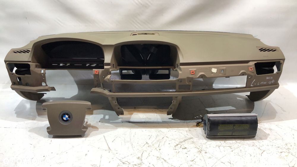 bmw 7 e65 konsola deska rozdzielcza airbag 4,4i - 1