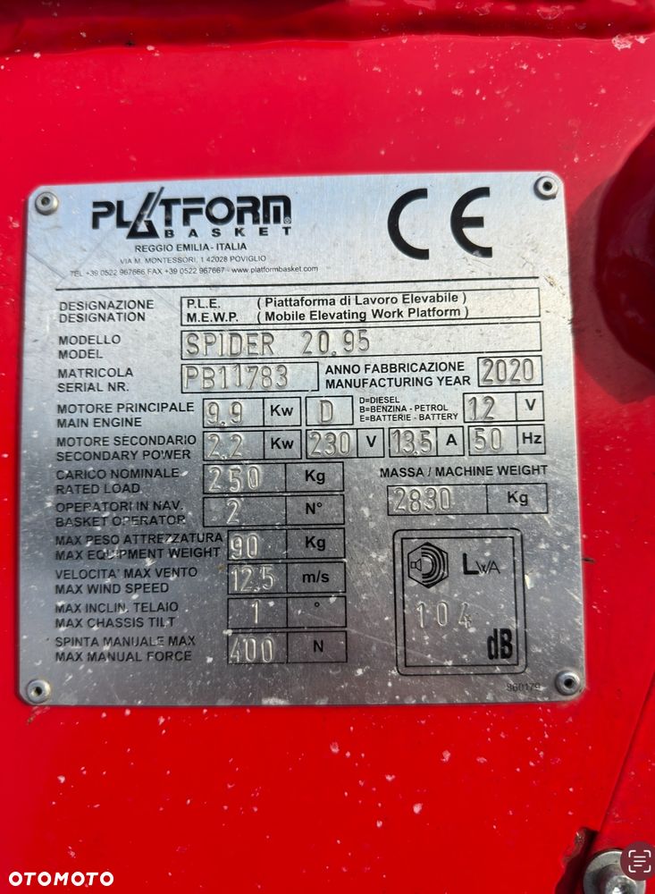 Platform Basket 20.95 - 5