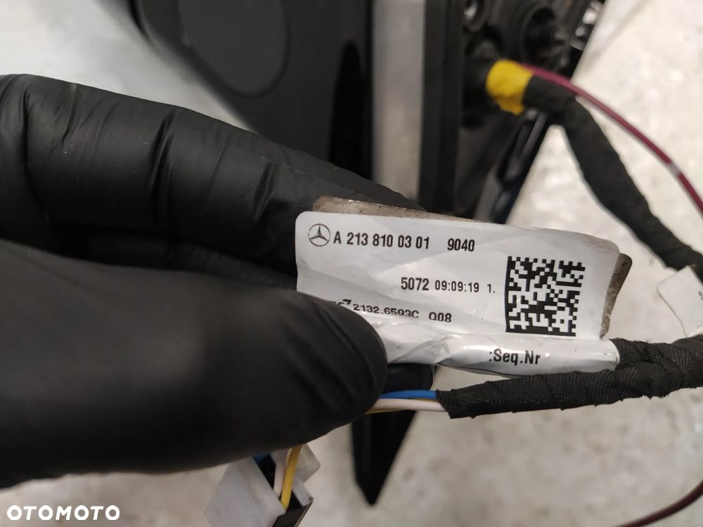 MERCEDES W213 A213 LUSTERKO LEWY PRZÓD LEWE PRZEDNIE 9+3+1 PIN 13 PIN ASFERYCZNE FOTOCHROM ORYGINAŁ - 9